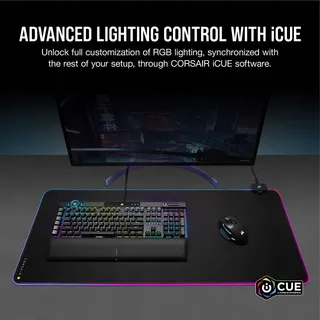 CORSAIR MM700 RGB Gaming Muismat 930x400mm 2 USB-Poorten — miniatuur 8