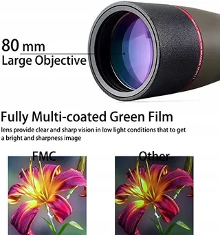 SVBONY SV13 Monoculaire Spotting Scope 20-60x80 Telefoonadapter — miniatuur 15