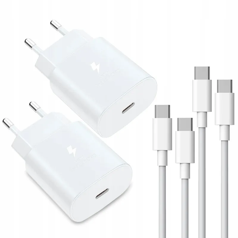 SAMNEER 25W USB-C Oplader voor Galaxy A54 A53 A34 A33 A14 M54 M53 M33 — foto 1