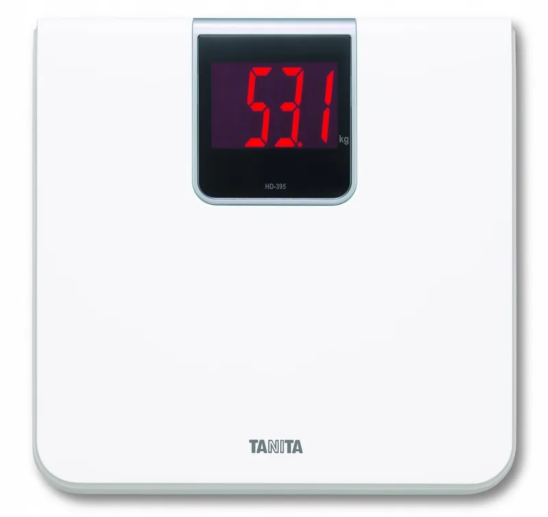 TANITA Digitale Personenweegschaal Wit LED Display — foto 1