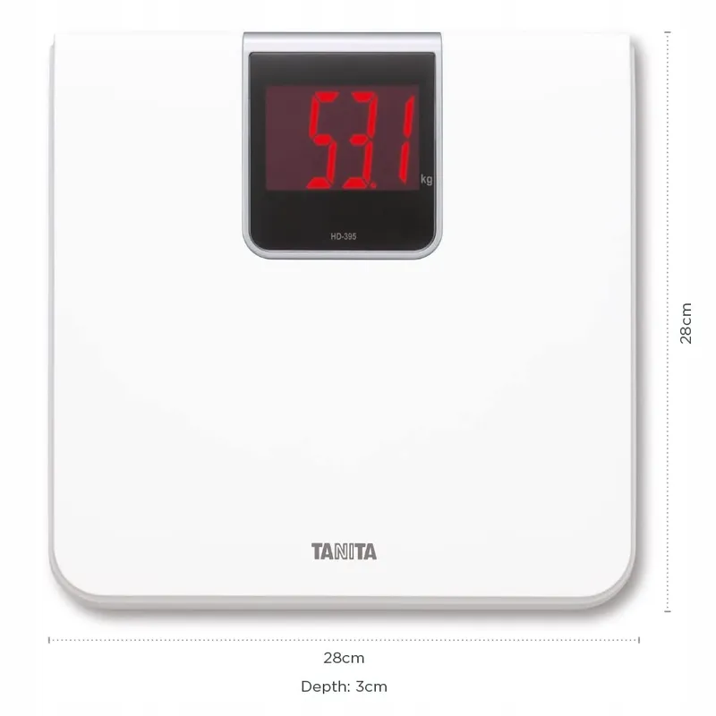 TANITA Digitale Personenweegschaal Wit LED Display — foto 4