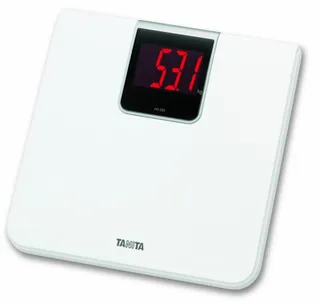 TANITA Digitale Personenweegschaal Wit LED Display — miniatuur 2