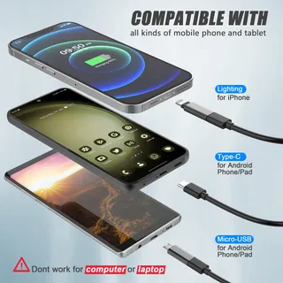 LIGHTSWIM Endoscoopcamera 1920P Type C Android iOS 8 LED 5M — miniatuur 4