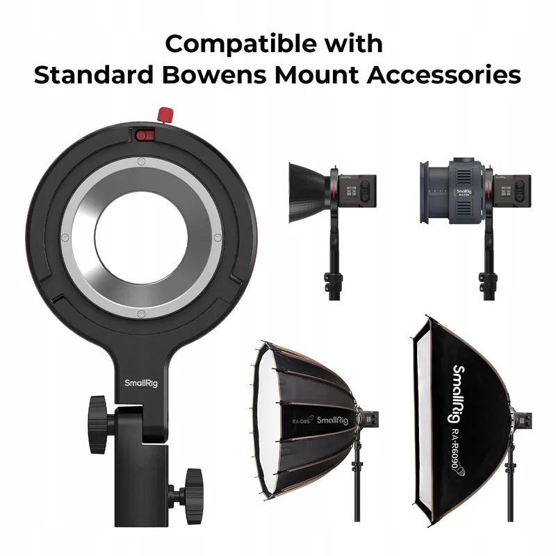 SMALLRIG Bowens Mount Softbox Adapter RC 60B COB 1,5kg — foto 2