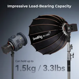 SMALLRIG Bowens Mount Softbox Adapter RC 60B COB 1,5kg — miniatuur 6