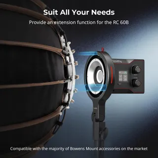 SMALLRIG Bowens Mount Softbox Adapter RC 60B COB 1,5kg — miniatuur 4