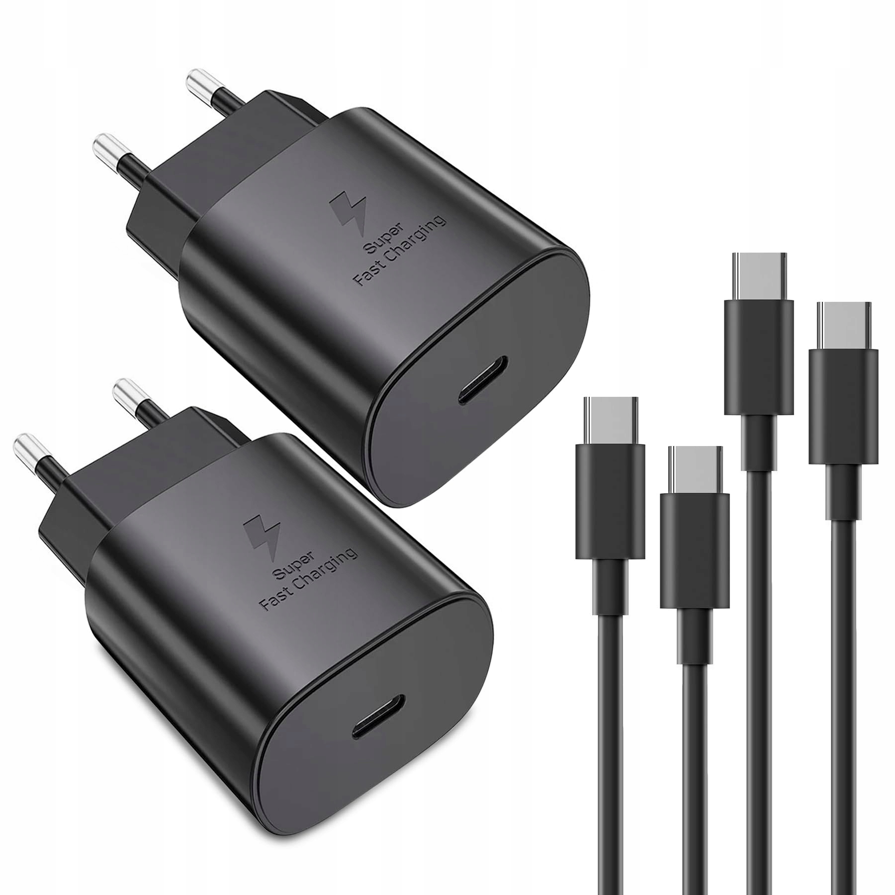 2-Pack USB C Oplader 25W voor Samsung Galaxy