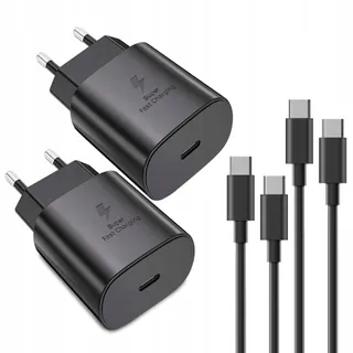 2-Pack USB C Oplader 25W voor Samsung Galaxy — miniatuur 1