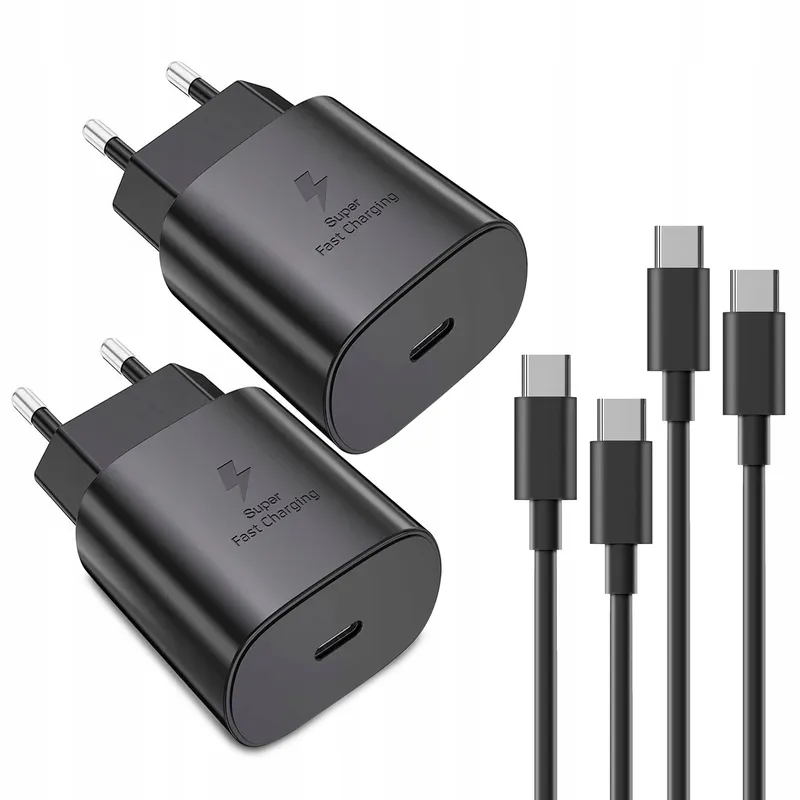 2-Pack USB C Oplader 25W voor Samsung Galaxy — foto 1