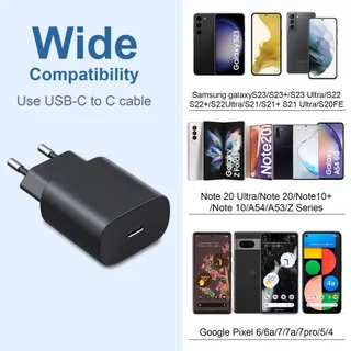 2-Pack USB C Oplader 25W voor Samsung Galaxy — miniatuur 2