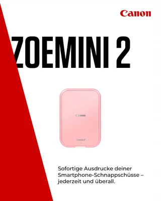 CANON Zoemini 2 Fotoprinter Roze ZINK 30 Vellen — miniatuur 2