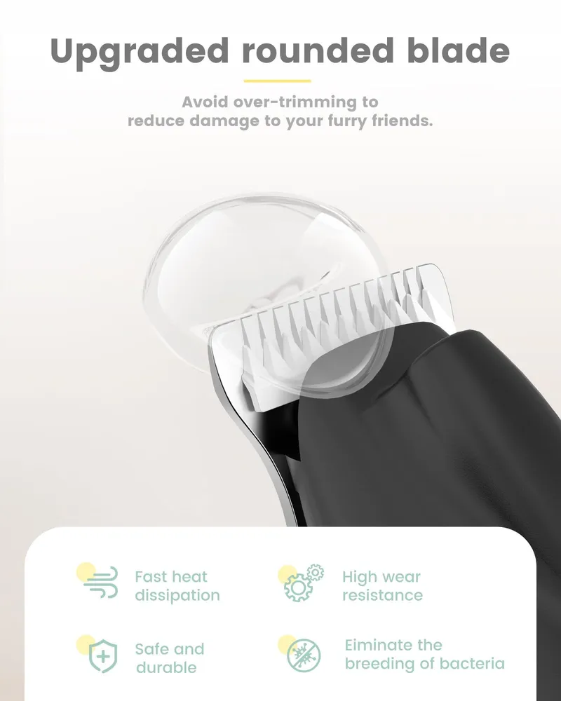 PAPMINI Stille Trimmer Kat LED USB-C Draadloos — foto 4
