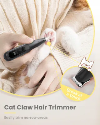 PAPMINI Stille Trimmer Kat LED USB-C Draadloos — miniatuur 5