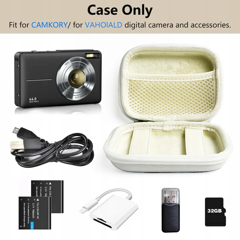 LINPR Cameratas voor CAMKORY Kodak PIXPRO Wit — foto 2