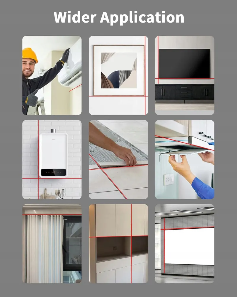 TYRRY Laserwaterpas 4-in-1 Kruislijn Stofzuiger Boren — foto 6