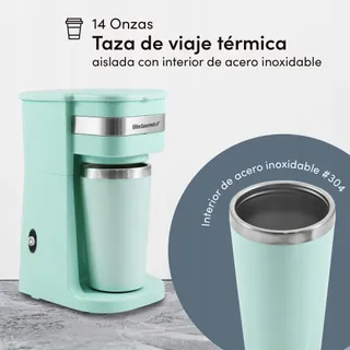 ELITE GOURMET EHC113M Filterkoffiezetapparaat 400ml Thermobeker Mint — miniatuur 5