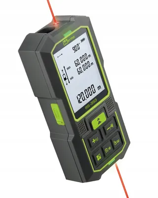INKERMA Dubbele Laserafstandsmeter 120M Met Hoeksensor — miniatuur 1