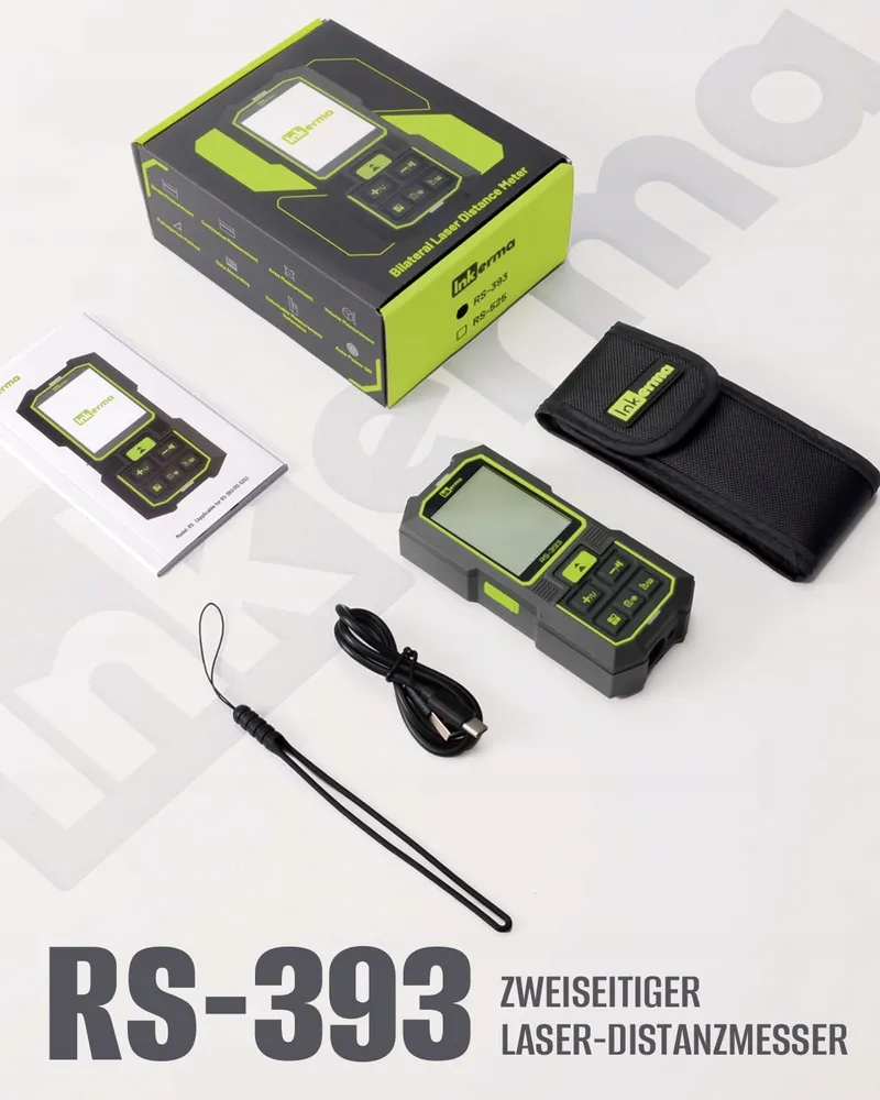 INKERMA Dubbele Laserafstandsmeter 120M Met Hoeksensor — foto 7