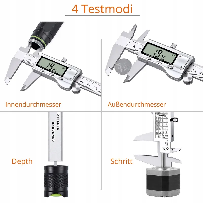 PROSTER Digitale Schuifmaat 150mm 6" RVS Elektronisch — foto 3