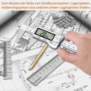 PROSTER Digitale Schuifmaat 150mm 6" RVS Elektronisch — miniatuur 6