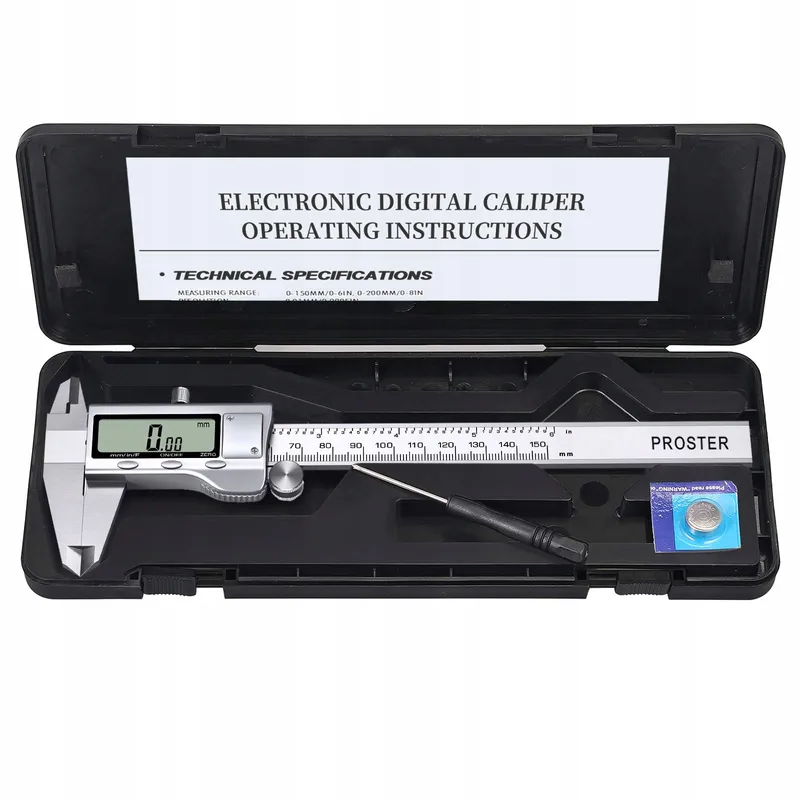 PROSTER Digitale Schuifmaat 150mm 6" RVS Elektronisch — foto 7