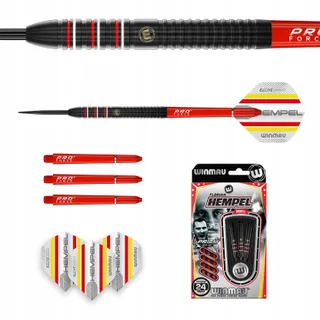 WINMAU Florian Hempel Dartset 24g 85% Flights Schachten — miniatuur 5