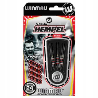 WINMAU Florian Hempel Dartset 24g 85% Flights Schachten — miniatuur 4