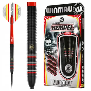 WINMAU Florian Hempel Dartset 24g 85% Flights Schachten — miniatuur 1