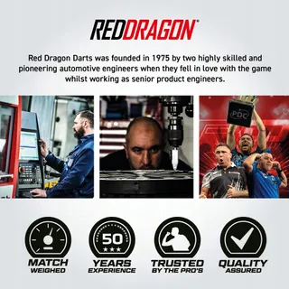 RED DRAGON Golden Eyes Dartset 24g 85% Wolfraam — miniatuur 6