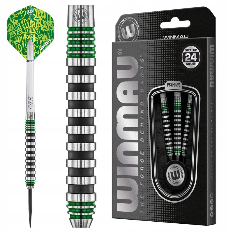 WINMAU Advance 500 Groen Dartpijlen 24g Met Flights En Shafts — foto 10