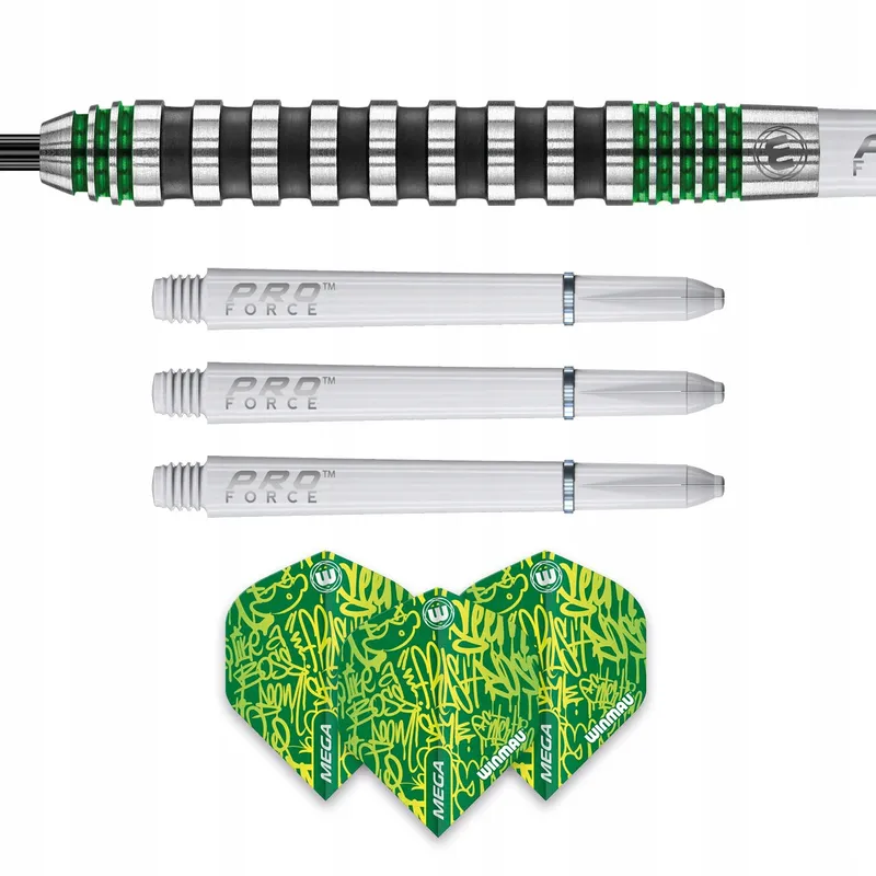 WINMAU Advance 500 Groen Dartpijlen 24g Met Flights En Shafts — foto 13