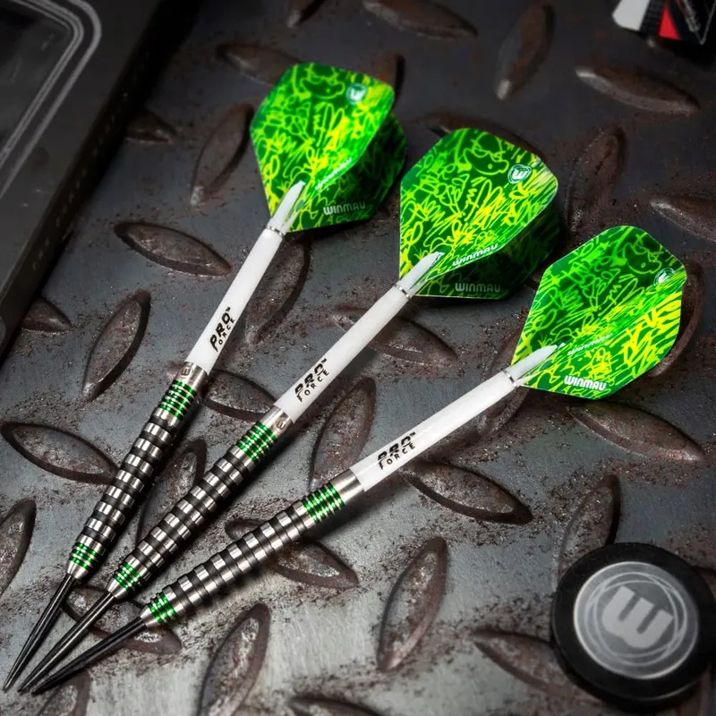 WINMAU Advance 500 Groen Dartpijlen 24g Met Flights En Shafts — foto 6