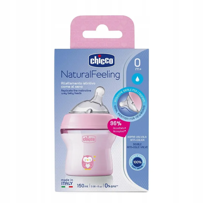 CHICCO Anti-Koliekfles 0+ Maanden 150ml Siliconen Speen — foto 5
