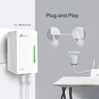 TP-LINK TL-WPA4220 Powerline WiFi Kit 600Mbit/s WiFi Clone — miniatuur 4