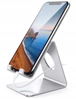 LAMICALL Telefoonstandaard iPhone Huawei Zilver — miniatuur 2