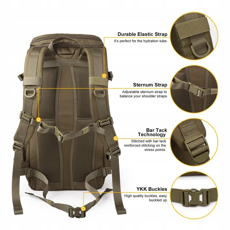 MARDINGTOP Militaire Rugzak 28L Licht Tactisch Molle Wandelen — foto 5