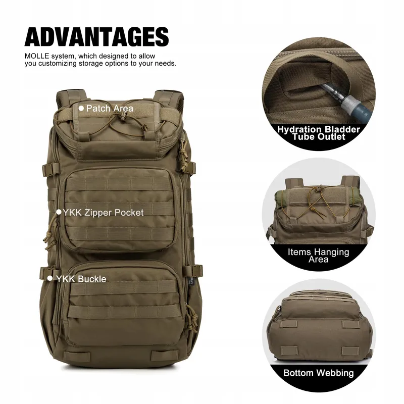 MARDINGTOP Militaire Rugzak 28L Licht Tactisch Molle Wandelen — foto 3