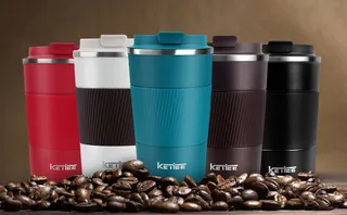 KETIEE Thermosbeker Reismok 510ml Roestvrij Staal Zwart — miniatuur 10