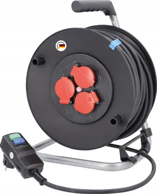 SCHWABE Kabelhaspel 40m H07RN-F 3G1,5 PRCD IP44 230V 16A — miniatuur 1
