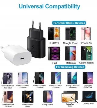SAMNEER USB Type-C Oplader 25W Samsung Xiaomi Huawei — miniatuur 5