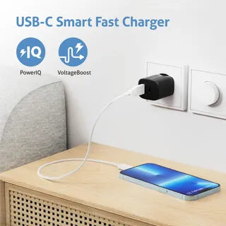 SONERO USB C Oplader 33W 2-Poorts Snellader iPhone Samsung — miniatuur 3