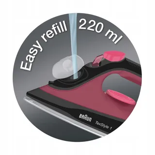 BRAUN TexStyle 1 Strijkijzer 2000W SuperCeramic 220ml Eco — miniatuur 5
