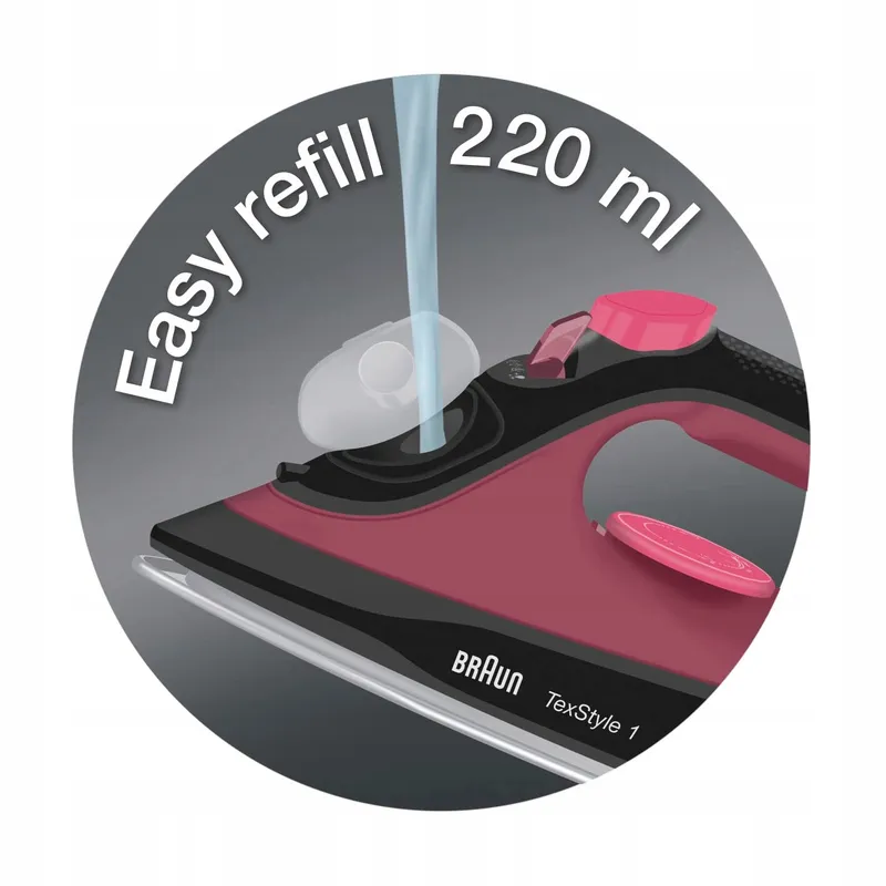 BRAUN TexStyle 1 Strijkijzer 2000W SuperCeramic 220ml Eco — foto 5