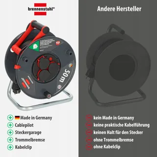 BRENNENSTUHL Garant V2 Kabelhaspel IP44 50m Buiten — miniatuur 7
