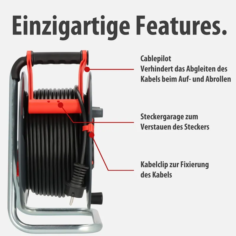 BRENNENSTUHL Garant V2 Kabelhaspel IP44 50m Buiten — foto 5