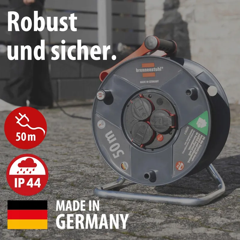 BRENNENSTUHL Garant V2 Kabelhaspel IP44 50m Buiten — foto 3