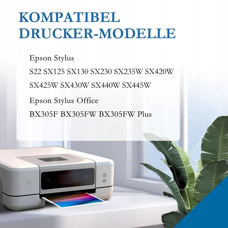 PAEOLOS T1285 Inktset Compatibel Epson SX235W SX125 SX130 BX305F — foto 2