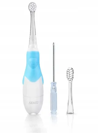 SEAGO SG-513 Elektrische Tandenborstel Kinderen LED Timer IPX7 Blauw — miniatuur 10