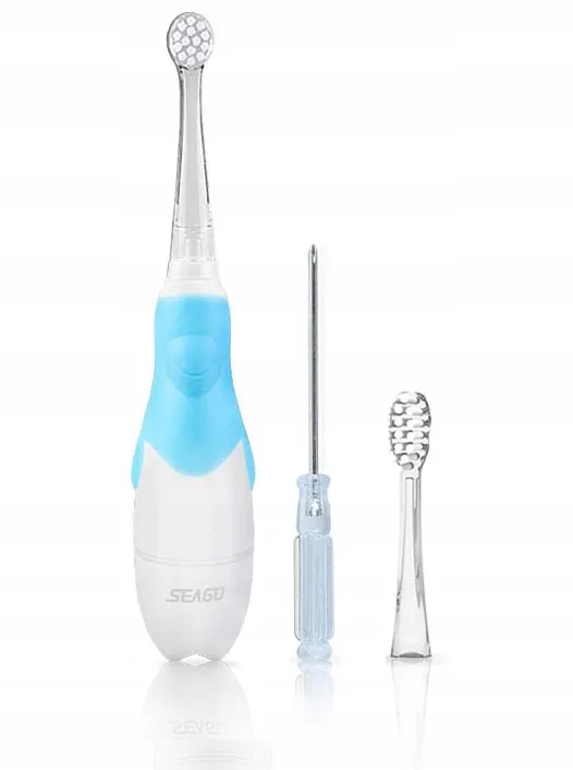 SEAGO SG-513 Elektrische Tandenborstel Kinderen LED Timer IPX7 Blauw — foto 10