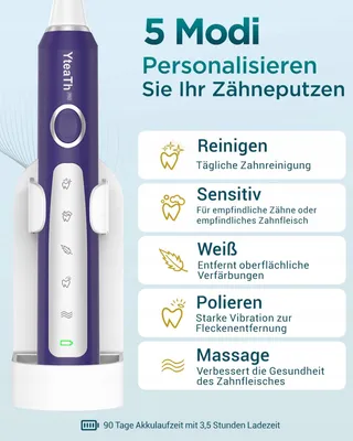 YTEATH PRO Sonische Elektrische Tandenborstel — miniatuur 4